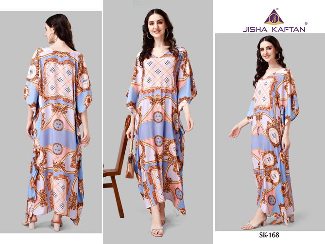 Jelite Silk Kaftan Vol 9 Daily Wear Silk Printed Kaftan Catalog
